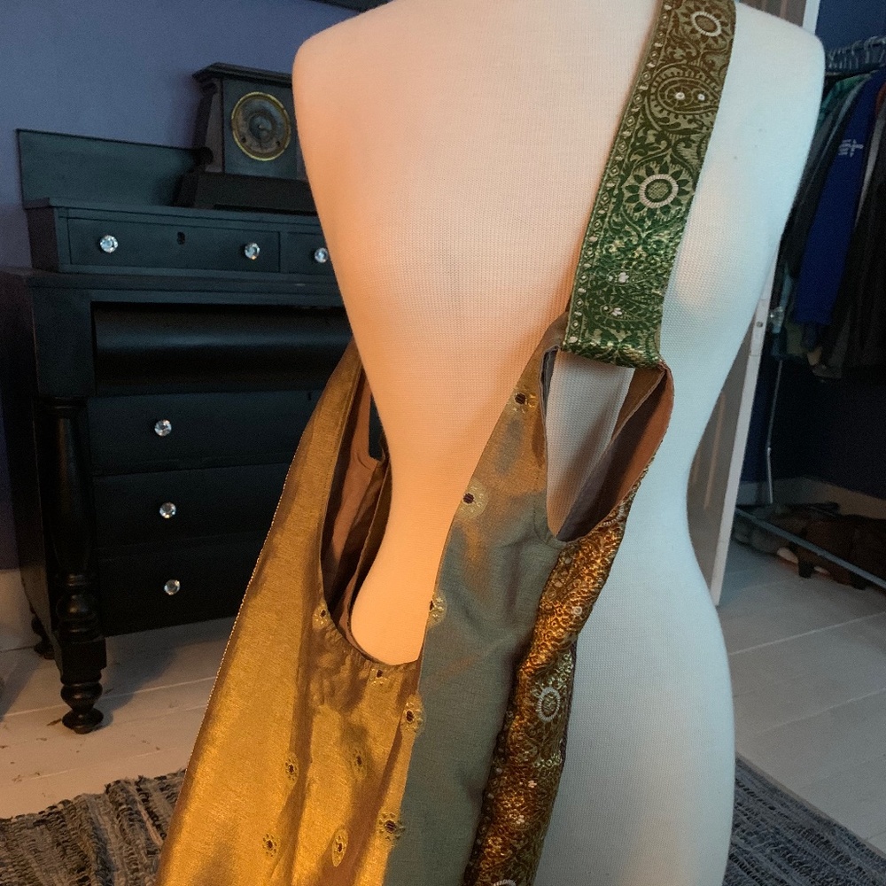 Handmade Indian Sari sling bag